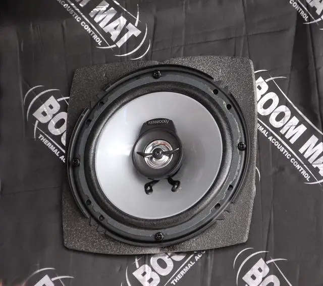 Alt view image 6 of 7 - DEI 050371 Boom Mat Speaker Baffles, 6" x 8" Oval Slim (Pack of 2)