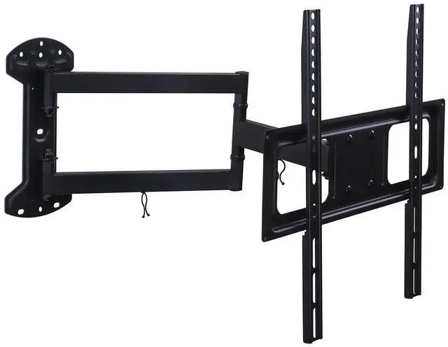 Main image of Full Motion TV Wall Mount 24 Inch Long Extension Arm Fits 32 to 55 Inch Flat or Curved TVs VESA 75x75 to 400x400mm Swivel Tilt Rotate Heavy-Duty Steel 77 lbs Capacity