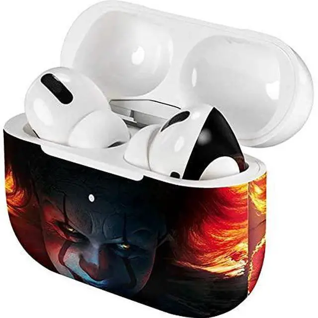 Alt view image 4 of 4 - Decal Audio Skin Compatible with Apple AirPods Pro - Officially Licensed Warner Bros IT Volume 2 Poster Design