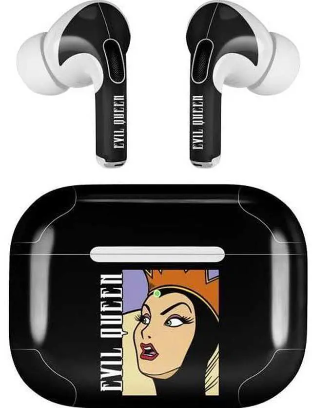 Main image of Decal Audio Skin Compatible with Apple AirPods Pro - Officially Licensed Disney Villains Evil Queen Design