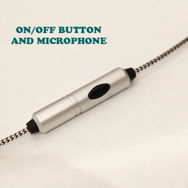 Alt view image 4 of 6 - Hi-Fi Sound Wired Earphones Compatible with Samsung Galaxy Tab A9/A9 Plus/A8/A7 10.4 (2020)/A7 Lite Tablets - Headphones Handsfree Mic Headset Metal Earbuds in-Ear Earpieces
