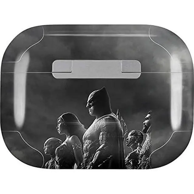 Alt view image 2 of 4 - Decal Audio Skin Compatible with Apple AirPods Pro - Officially Licensed The Justice League (2017) Profile Characters Poster Design