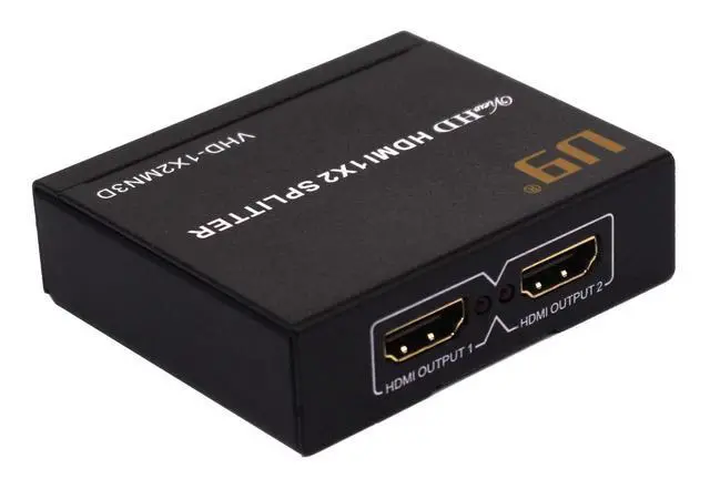 Alt view image 2 of 3 - ViewHD 2 Port 1x2 Powered HDMI 1 in 2 Out Mini Splitter for 1080P & 3D | Model: VHD-1X2MN3D