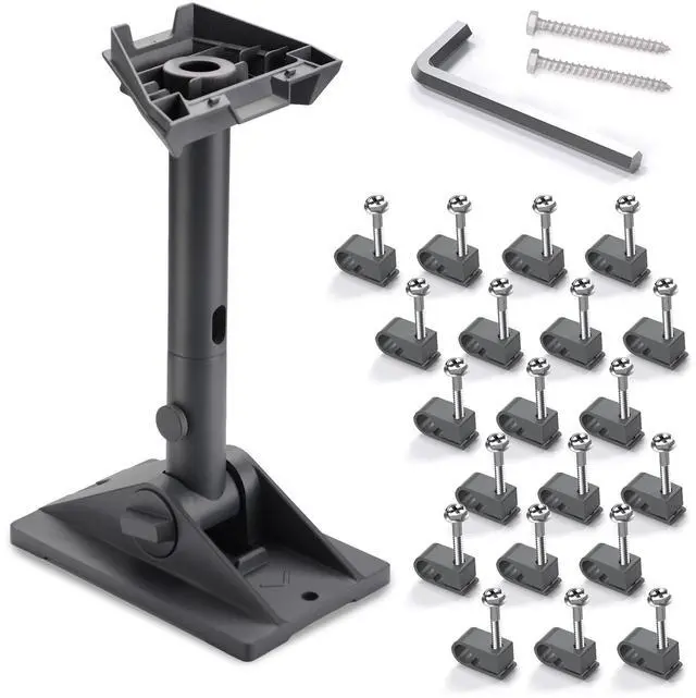 Main image of Starlink Mini Roof Mount Pivot Mounting Kit with Pipe Adapter Heavy | Duty Adjustable Tilt Angle Pole Mount Bracket Standard Dish Installation