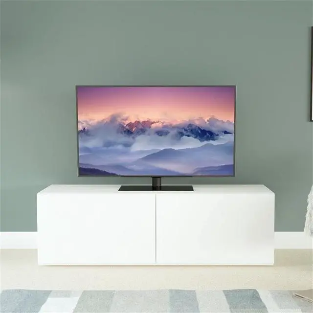 Alt view image 6 of 6 - Universal Table Top Tilt and Turn TV Stand for TVs 37" to 55" in Black