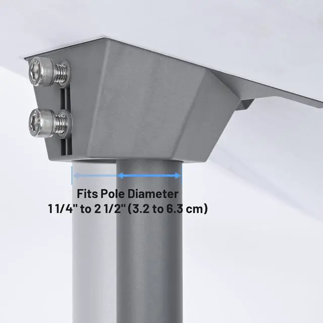 Alt view image 7 of 7 - Starlink Gen3 Pipe Adapter for Pole Mount Kit Heavy Duty Compatible | with Standard Dish V3 Mount Plate Accessories