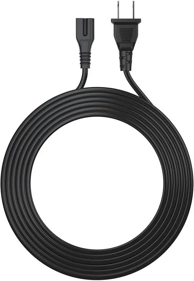 Alt view image 2 of 3 - Replacement 10FT US 2Prong AC Power Cord Cable for Panasonic DMP-BDT220 DMP-BDT500P Integrated Wi-Fi 3D Blu-ray DVD Player