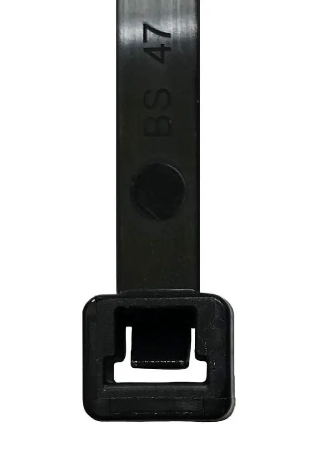 Alt view image 3 of 5 - Extreme Cold Weather HD Black 14" Inch Cable Zip Ties 120 Pounds Tensile Strength UV Resistant Wire Wrap - 100 Pack - Made in USA