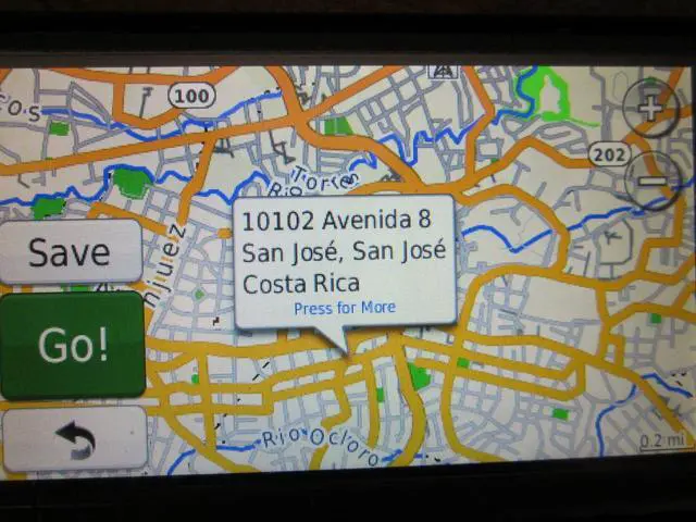 Alt view image 2 of 2 - Costa Rica GPS Map for Garmin Devices