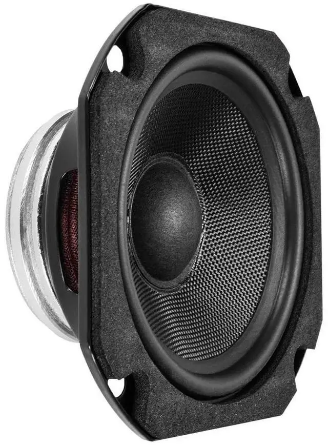 Main image of 3-inch Full-Range Neodymium Speaker 3MR40-NDY-4 PRO Audio Midrange with 40 Watts Power Handling, 4 Ohm, and Versatile Performance for Car Audio Applications (Single)