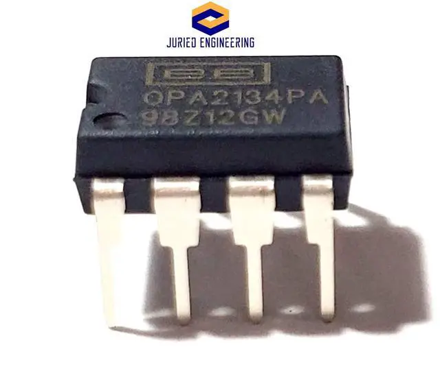 Alt view image 5 of 7 - OPA2134PA OPA2134 SoundPlus Audio Operational Amplifier with Low Distortion, Low Noise and Precision Breadboard-Friendly IC DIP-8 (Pack of 2)