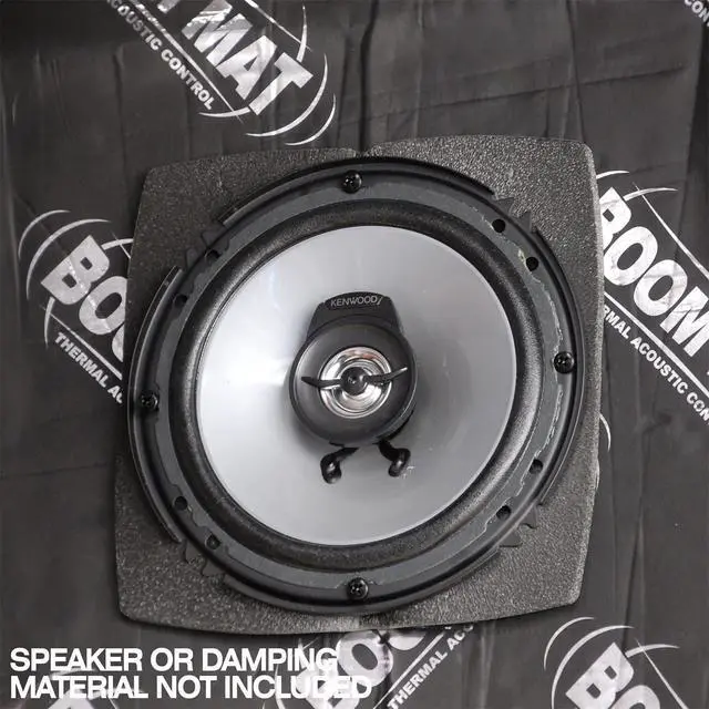 Alt view image 4 of 6 - 050320 Boom Mat Speaker Baffles, 5.25" Round (Pack of 2)