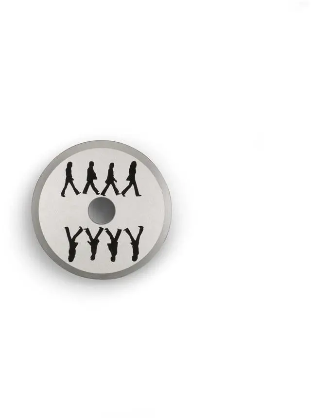 Main image of CR9100A-AB Aluminum 45 Adapter, The Beatles Abbey Road Mirror | Replaces Standard 45 Adapter