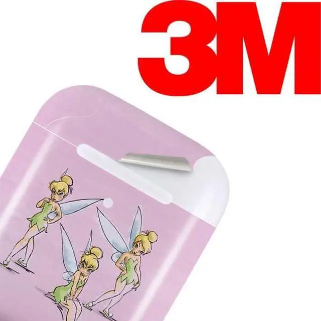 Alt view image 3 of 4 - Decal Audio Skin Compatible with Apple AirPods - Officially Licensed Disney Tinker Bell Water Color Art Poses Design