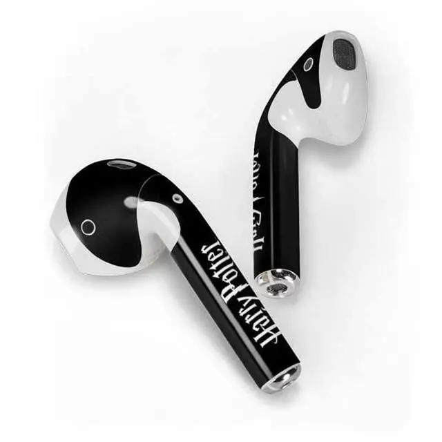 Alt view image 2 of 4 - Decal Audio Skin Compatible with Apple AirPods 2 - Officially Licensed Wizarding World Harry Potter Scar and Glasses Design