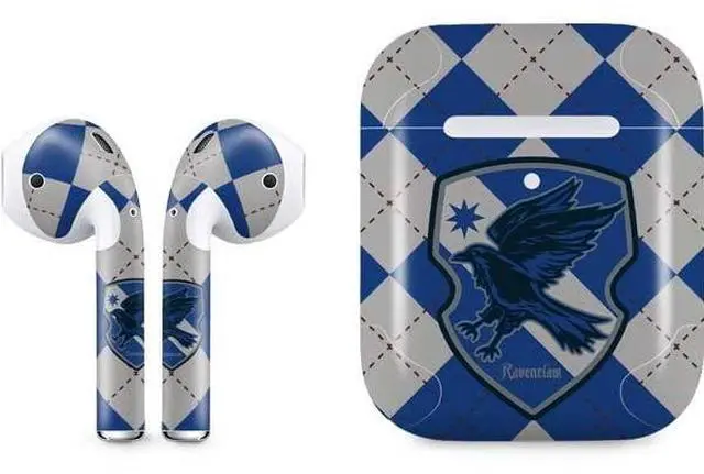Main image of Decal Audio Skin Compatible with Apple AirPods 2 - Officially Licensed Wizarding Worlds Harry Potter Ravenclaw Crest Design