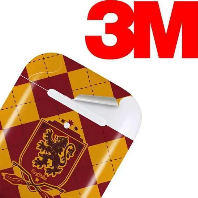 Alt view image 3 of 4 - Decal Audio Skin Compatible with Apple AirPods 2 - Officially Licensed Wizarding Worlds Harry Potter Gryffindor Huse Crest Design