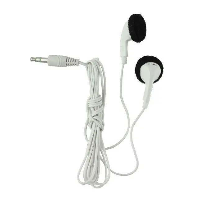 Alt view image 2 of 6 - SNEB8WHT Bulk Classroom Earbuds 25 Pack Disposable Stereo Earbuds White with Foam Earpads Great for Schools, Libraries, Gyms