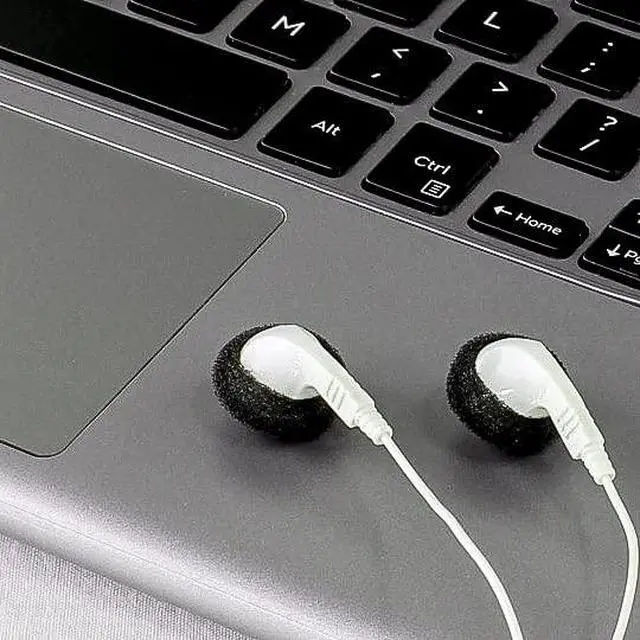Alt view image 5 of 6 - SNEB8WHT Bulk Classroom Earbuds 25 Pack Disposable Stereo Earbuds White with Foam Earpads Great for Schools, Libraries, Gyms