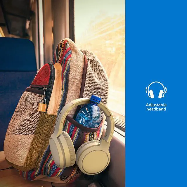 Alt view image 4 of 6 - H5205 Over-Ear Wireless Headphones with 40mm Drivers, Lightweight Cushioned Headband, White