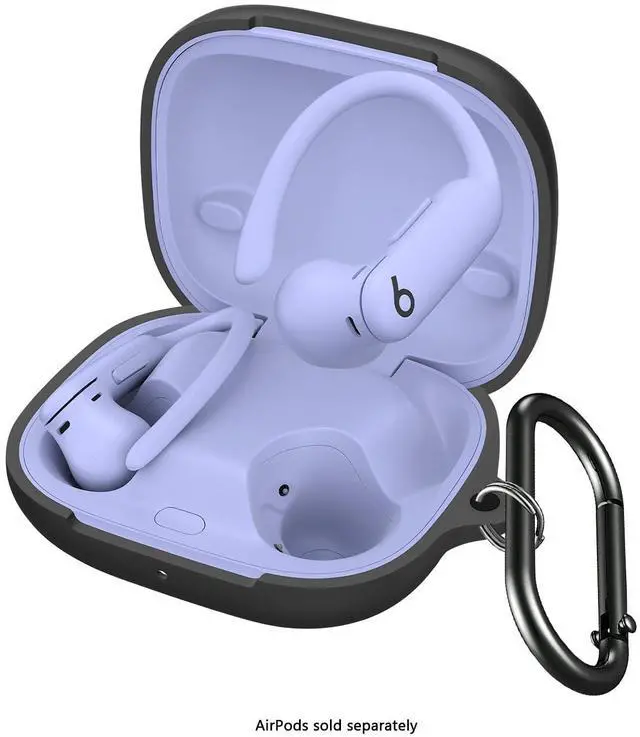 Alt view image 3 of 7 - SaharaCase - Venture Series Silicone Case for Beats Powerbeats Pro 2, Scorpion Black, (HP00188)