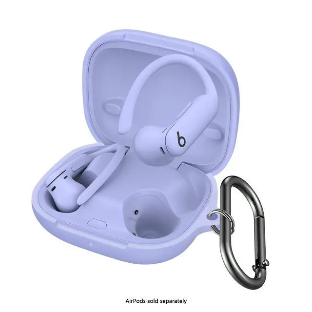Alt view image 3 of 7 - SaharaCase - Venture Series Silicone Case for Beats Powerbeats Pro 2, Purple Orchid, (HP00190)