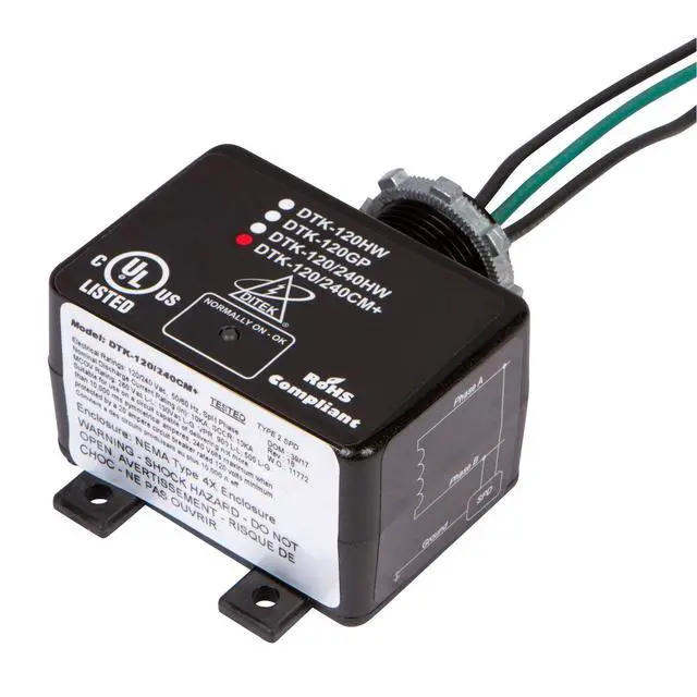 Alt view image 3 of 4 - Products 89114 Whole House Lightning Arrester Surge Suppressor Indicator Light Protects Pumps, Motors, HVAC Condensers, Utility Power Automatic Reset 1 Count
