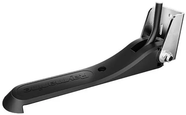 Main image of RealVision 3D Transom Mount Transducer Bracket Kit with Hardware, Black, 8" (R70521)