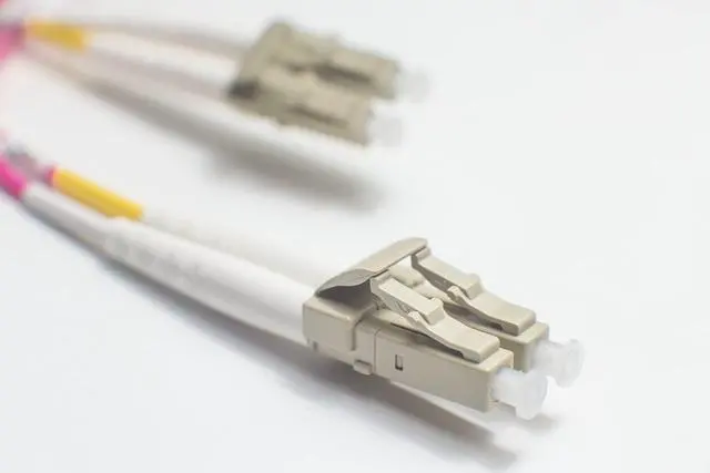 Alt view image 2 of 4 - 20M OM4 LC LC Fiber Optic Cables | Violet 100G Duplex 50/125 LC to LC Multimode Jumper 20 Meter (65.61ft) | Length Options: 1M-20M | 1/40/100gb sfp+ 10gbase sr dx mm ofnr om4-lc-lc