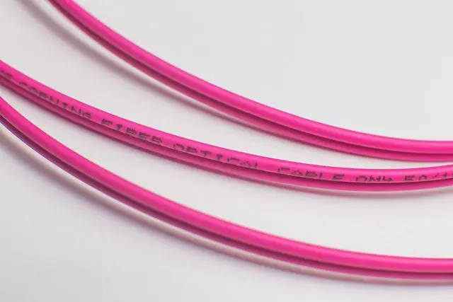 Alt view image 3 of 4 - 20M OM4 LC LC Fiber Optic Cables | Violet 100G Duplex 50/125 LC to LC Multimode Jumper 20 Meter (65.61ft) | Length Options: 1M-20M | 1/40/100gb sfp+ 10gbase sr dx mm ofnr om4-lc-lc