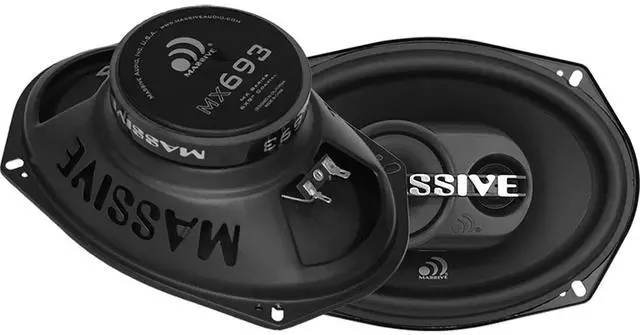 Main image of MX693 | 6x9 3-Way Coaxial Car Speakers | 120W Max / 60W RMS | Powerful Mid-Bass, Clear Highs & Deep Lows | Premium Sound Upgrade | Easy OEM Fit Design