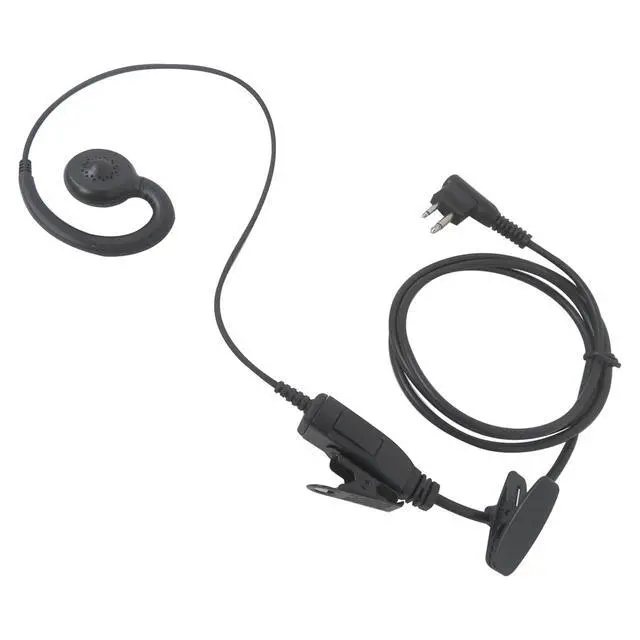 Alt view image 6 of 7 - PTT Mic Swivel Earpiece Compatible for Motorola Radio Bearcom Radios BC10, BC20, BC90, BC95, BC120, BC130