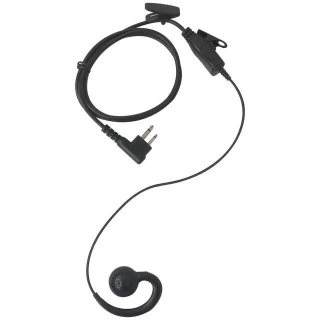 Alt view image 7 of 7 - PTT Mic Swivel Earpiece Compatible for Motorola Radio Bearcom Radios BC10, BC20, BC90, BC95, BC120, BC130