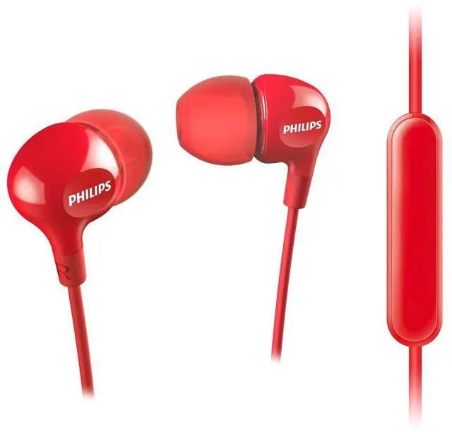 Main image of Big Bass in Ear Headphones with Mic - Blue (SHE3555RD/27)
