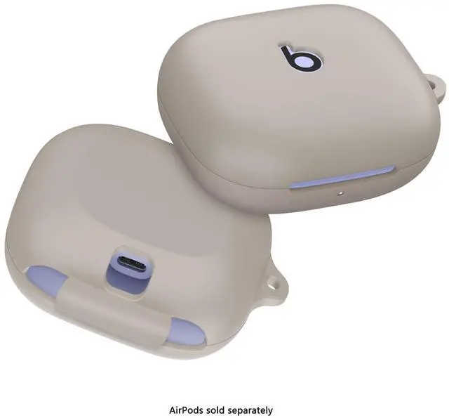 Alt view image 4 of 7 - SaharaCase - Venture Series Silicone Case for Beats Powerbeats Pro 2, Sand Gray, (HP00191)