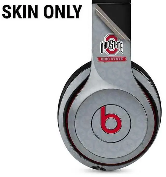 Alt view image 2 of 3 - Decal Audio Skin Compatible with Beats Solo 3 Wireless - Officially Licensed Ohio State University Distressed Logo Design