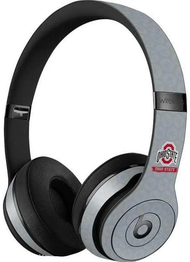 Alt view image 3 of 3 - Decal Audio Skin Compatible with Beats Solo 3 Wireless - Officially Licensed Ohio State University Distressed Logo Design
