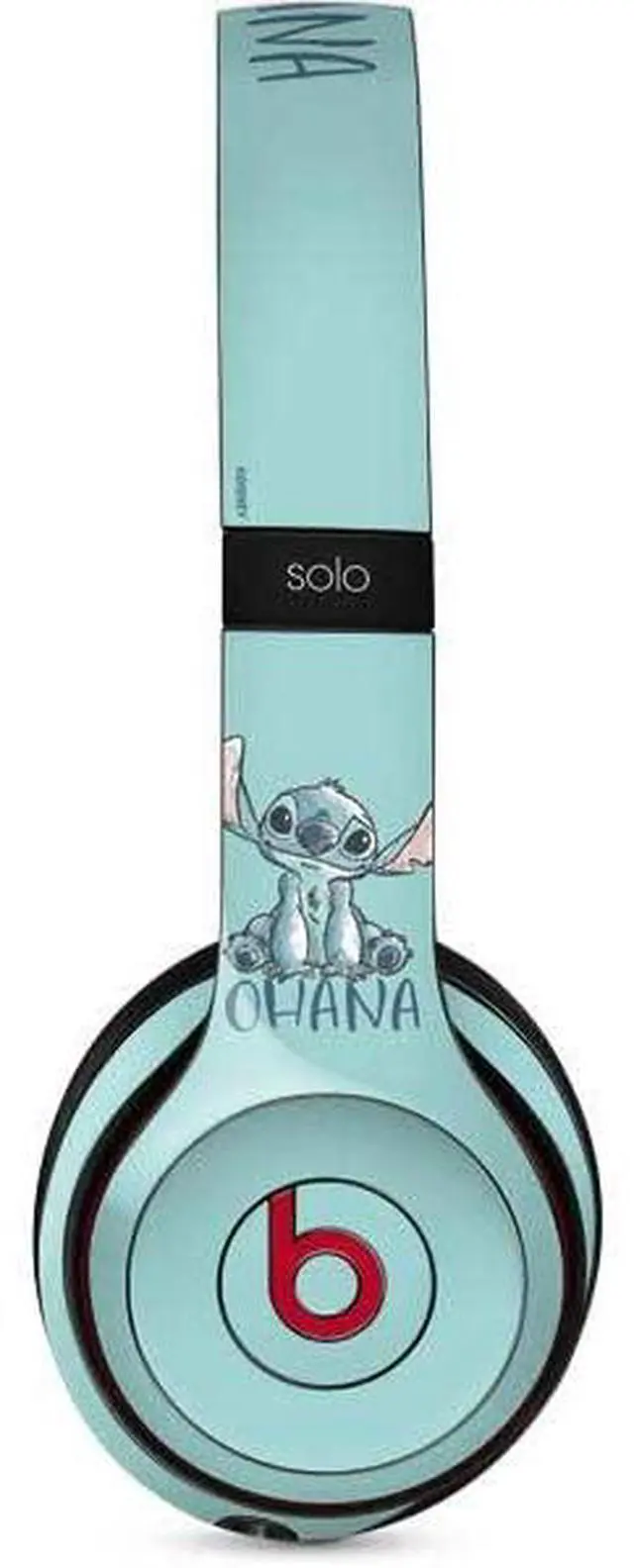 Main image of Decal Audio Skin Compatible with Beats Solo 3 Wireless - Officially Licensed Disney Lilo and Stitch Ohana Design