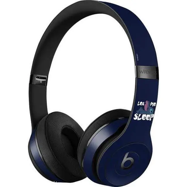 Alt view image 3 of 3 - Decal Audio Skin Compatible with Beats Solo 3 Wireless - Officially Licensed Disney Lilo and Stitch Let Me Sleep Design