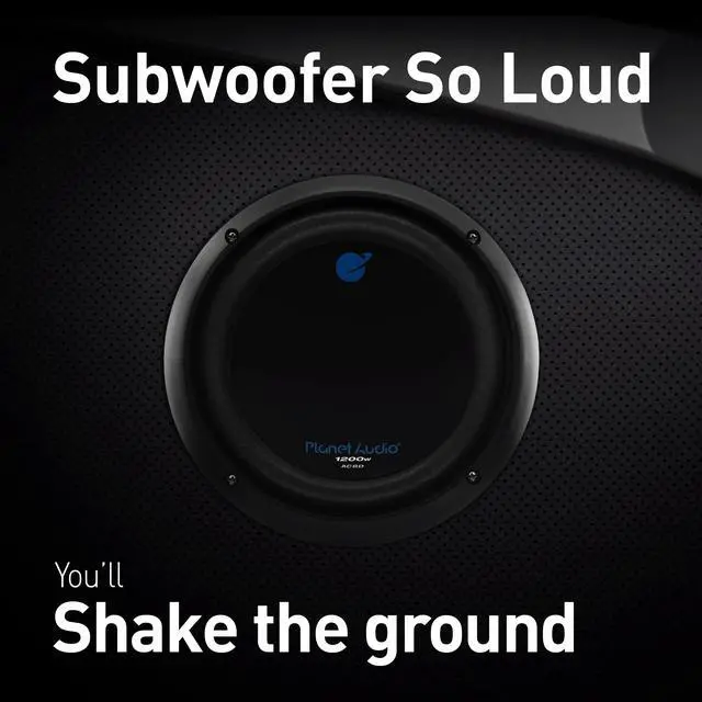 Alt view image 4 of 6 - AC8D Anarchy Series 8 Inch Car Subwoofer - 1200 Watts Max, Dual 4 Ohm Voice Coil, Sold Individually, Hook Up to Amp