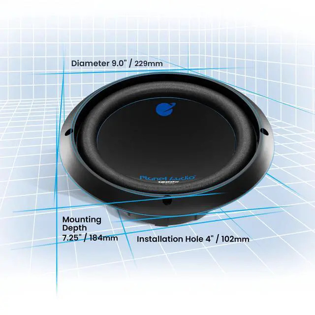 Alt view image 5 of 6 - AC8D Anarchy Series 8 Inch Car Subwoofer - 1200 Watts Max, Dual 4 Ohm Voice Coil, Sold Individually, Hook Up to Amp
