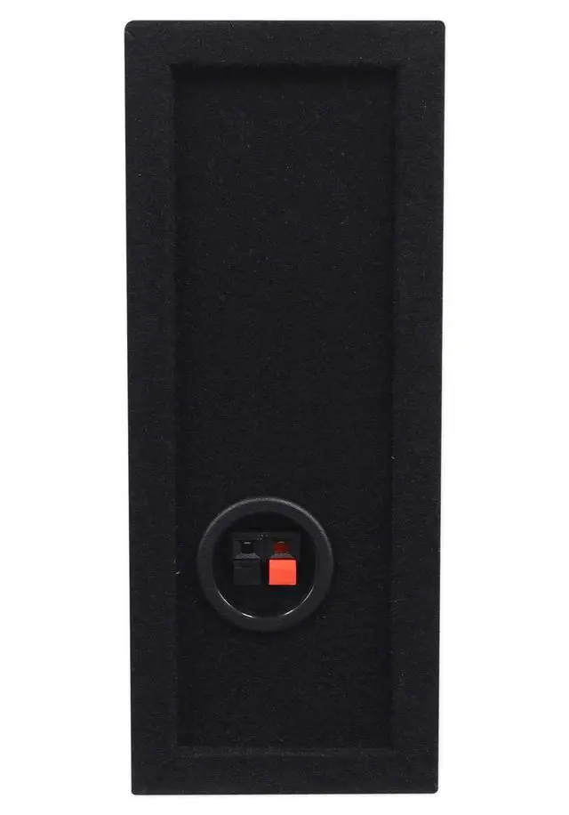 Alt view image 3 of 5 - RDSM10 Dual 10" Shallow Mount Sealed Car Subwoofer Enclosure | 0.56 Cu Ft Per Sub, Made in USA, 5/8" MDF, Sub Box, 4.62" Mounting Depth, Precision Cut, Carpeted, Reinforced Seams