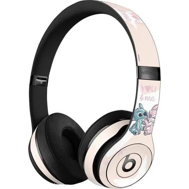 Alt view image 3 of 3 - Decal Audio Skin Compatible with Beats Solo 3 Wireless - Officially Licensed Disney Lilo and Stitch Stitch and Angel Design