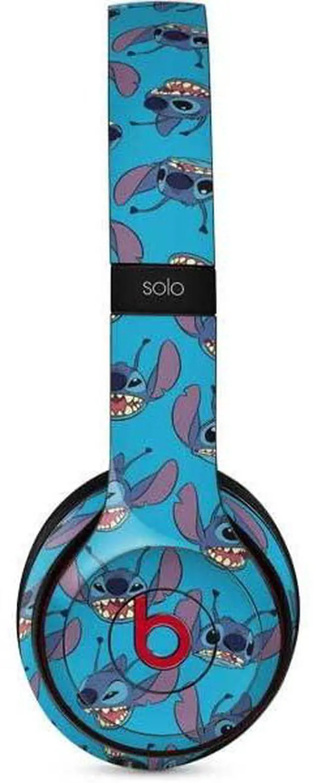Main image of Stitch Stay Weird Pattern Audio Skin Only Decal, Compatible with Beats Solo 3 Wireless, Premium 3M Vinyl Wrap Accessory, Scratch-Resistant Gloss Finish, Easy Apply and Residue-Free Removal