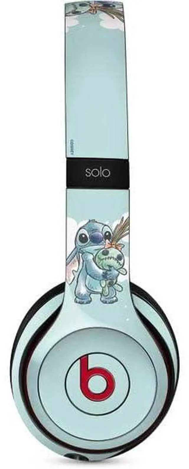Main image of Decal Audio Skin Compatible with Beats Solo 3 Wireless - Officially Licensed Disney Lilo and Stitch Stitch and Scrump Design
