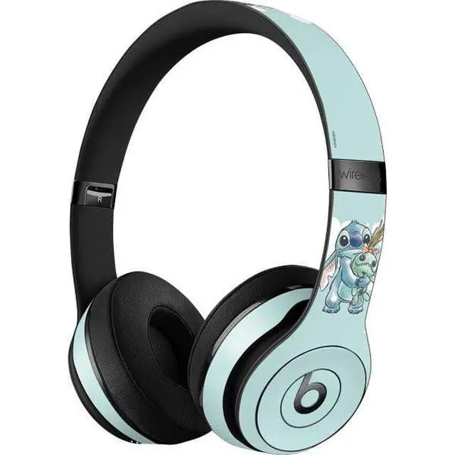 Alt view image 3 of 3 - Decal Audio Skin Compatible with Beats Solo 3 Wireless - Officially Licensed Disney Lilo and Stitch Stitch and Scrump Design