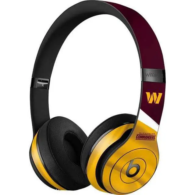 Alt view image 3 of 3 - Decal Audio Skin Compatible with Beats Solo 3 Wireless - Officially Licensed NFL Washington Commanders Flag Design