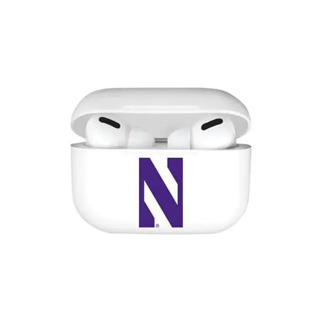 Alt view image 5 of 5 - AirPods Case, Northwestern University AirPods Pro (Gen 1 & 2) / White (TPU)