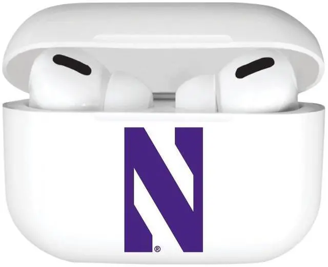 Main image of AirPods Case, Northwestern University AirPods Pro (Gen 1 & 2) / White (TPU)
