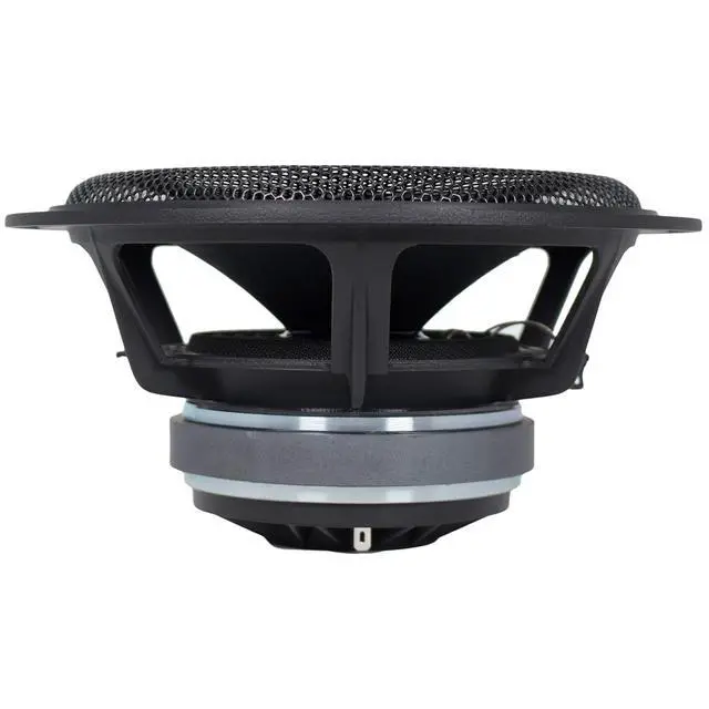 Alt view image 4 of 7 - Warzone Series 8" PRO Midrange Coaxial Car Speaker, 800W Max, 4 Ohm, 95dB Sensitivity, 80Hz-22kHz Frequency Response, Corrugated Surround, Oversize Magnet Motor Structure